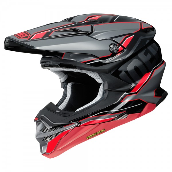 Shoei Shoei Vfx-Wr Allegiant True Red Coral 1 Lime